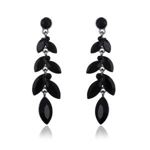 Crystal leaf Drop Earrings(New)